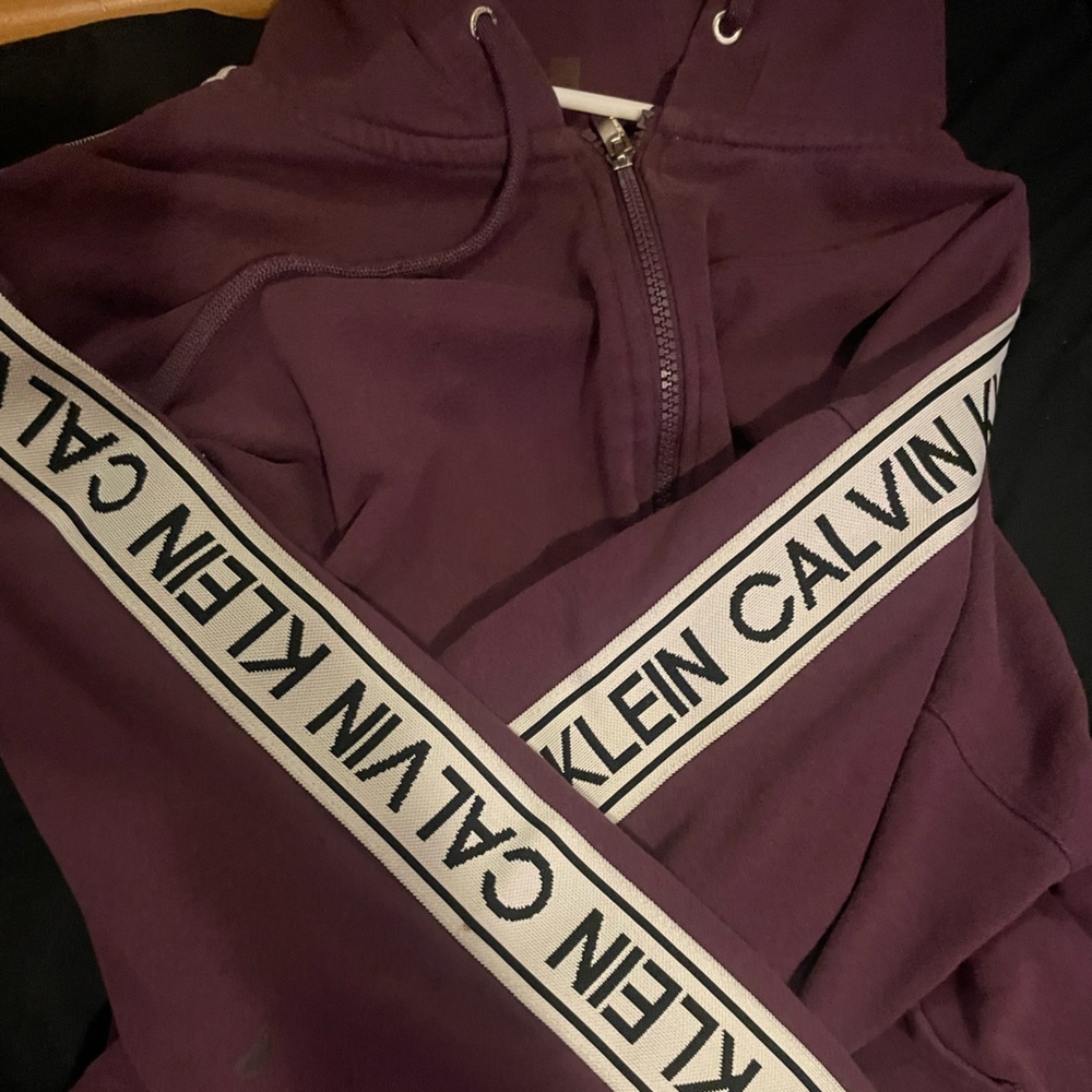 Calvin Klein zip up hoodie